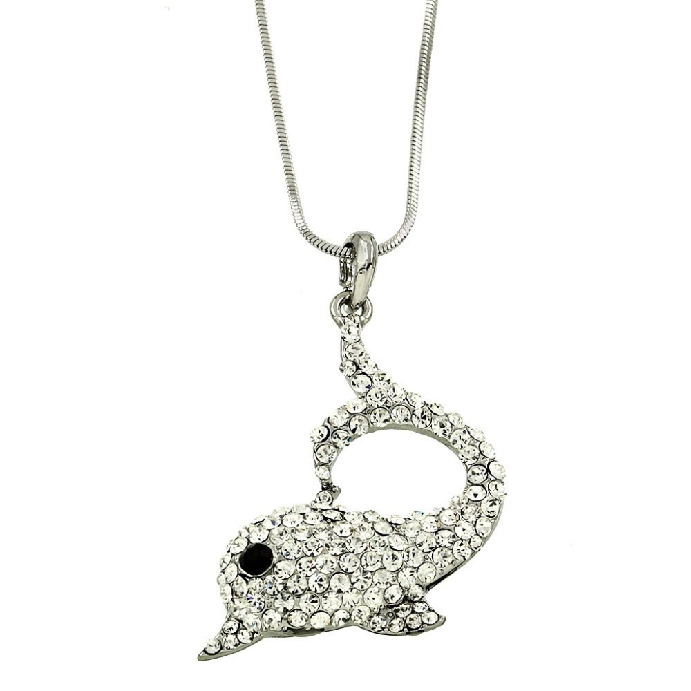 Whale Charm Pendant Necklace